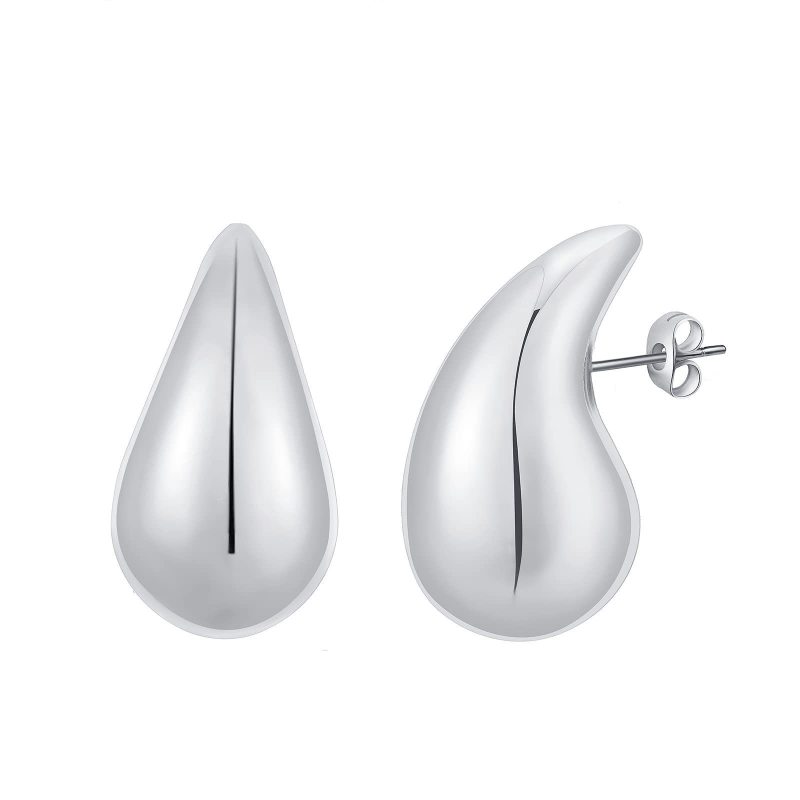 Wholesale Women Fashion Simple Tear Drop Earrings