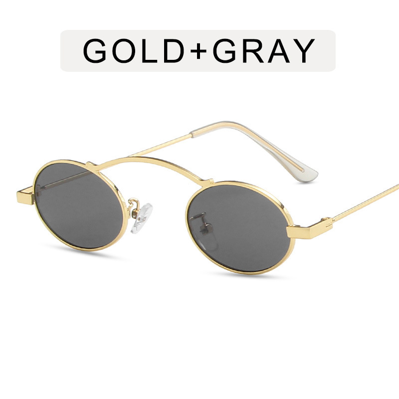 Wholesale Unisex Fashion Punk Arched Single Beam Oval Frame