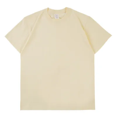 Men And Women Casual Solid Color Round Neck Short Sleeve Pure Cotton T-Shirt