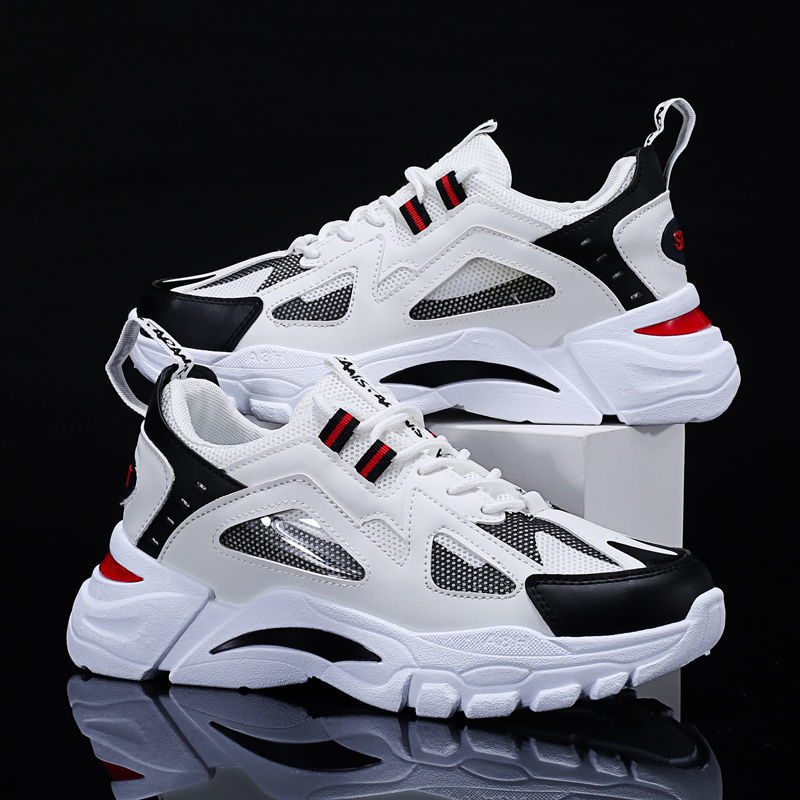 Wholesale Men Spring Autumn Fashion Casual Colorblock Mesh