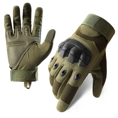 Men Outdoor Sporty Military Fun Riding Protective Finger Gloves