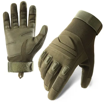 Men Outdoor Sporty Military Fun Riding Protective Finger Gloves