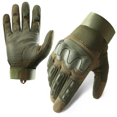 Men Outdoor Sporty Military Fun Riding Protective Finger Gloves