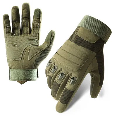 Men Outdoor Sporty Military Fun Riding Protective Finger Gloves