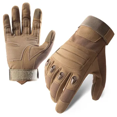Men Outdoor Sporty Military Fun Riding Protective Finger Gloves