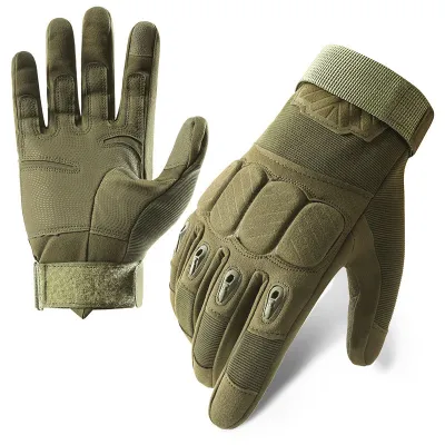 Men Outdoor Sporty Military Fun Riding Protective Finger Gloves