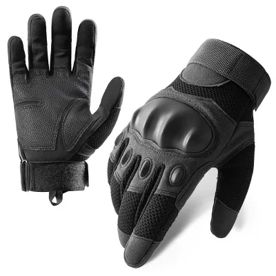 Men Outdoor Sporty Military Fun Riding Protective Finger Gloves
