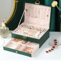 Simple Solid Color Portable Drawer Jewelry Packaging Box