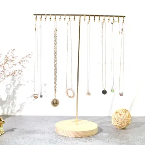 Simple Geometric Metal Jewelry Display Stand
