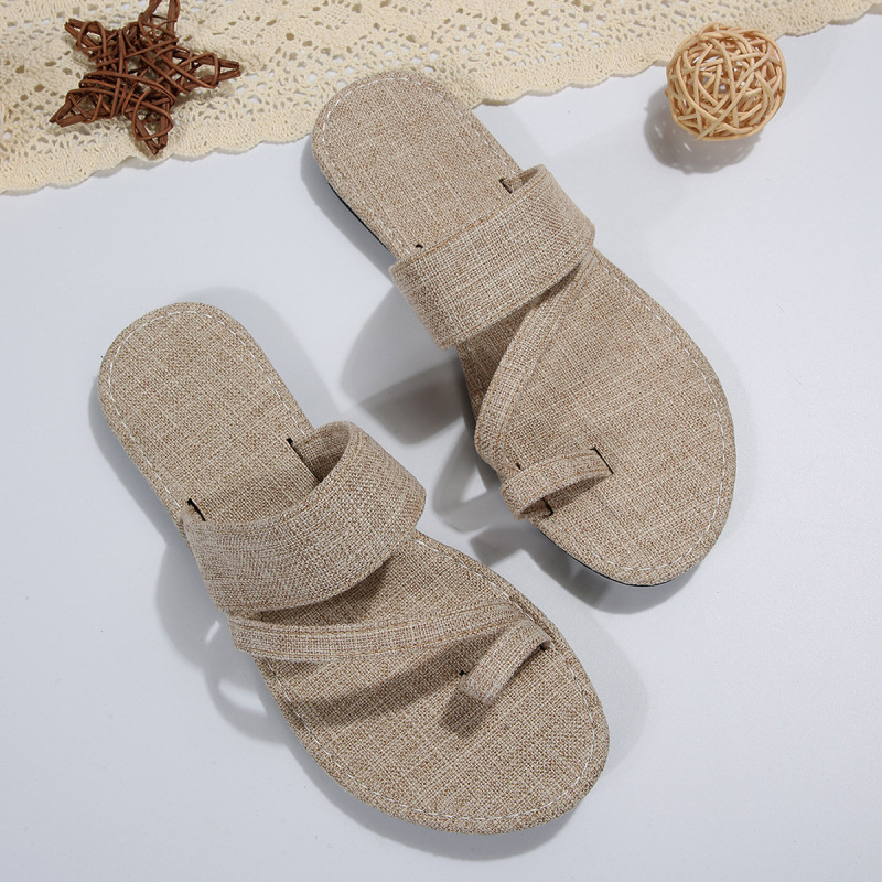 【MODERNIF】Pia round slippers Wholesale Women Fashion Casual Plus Size Solid Color Round
