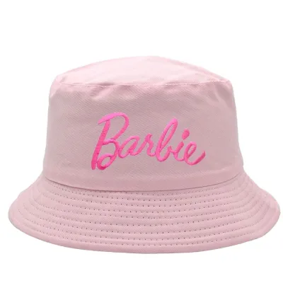 Women Fashion Cute Letter Embroidered Cotton Sunshade Fisherman Hat