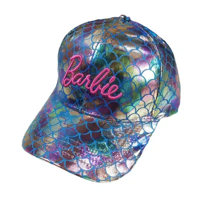 Women Fashion Laser Colorful Bright Three-Dimensional Embroidered Baseball Cap