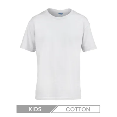 Children Casual Solid Color Short Sleeve T-Shirt Custom Logo
