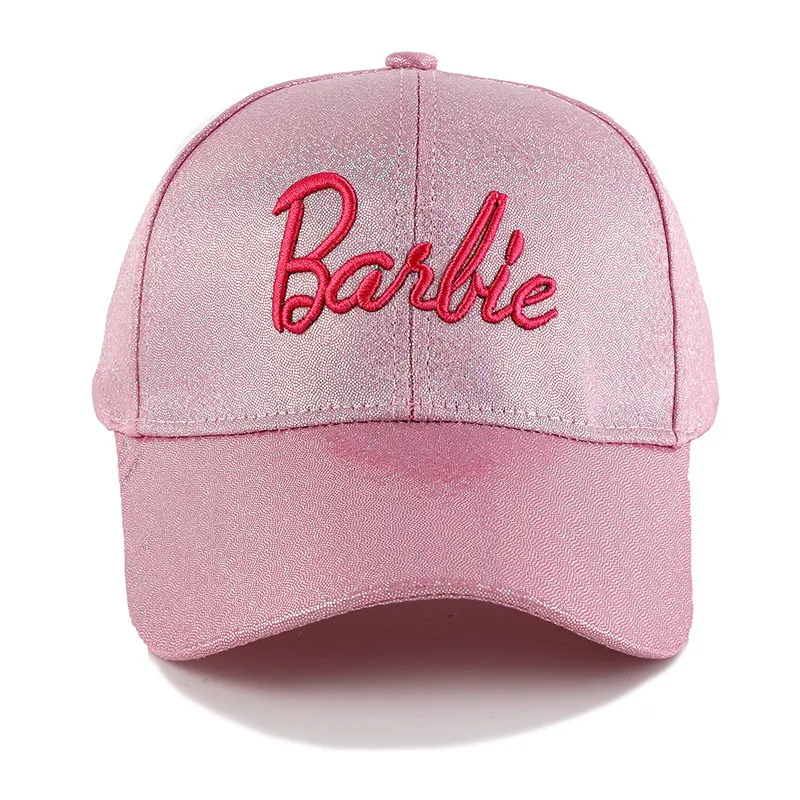 Cute Letter Embroidered Laser Baseball Cap Personality Trend Polyester Dome