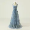 Dusty Blue Wedding Pendulum
