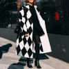 White Black Rhombic Lattice