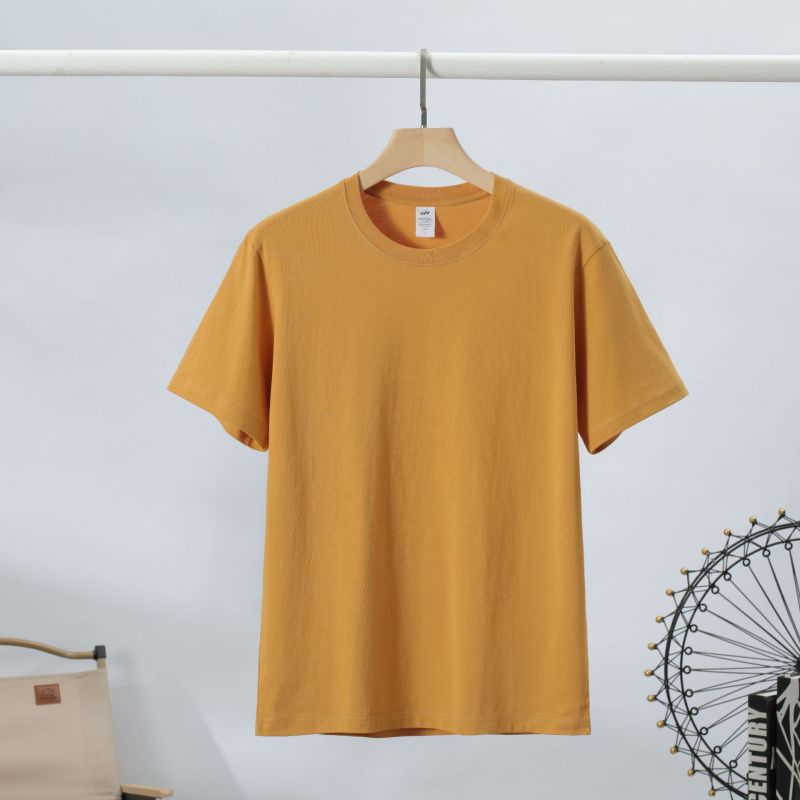 Wholesale Men Fashion Casual Simple Basic Solid Color Cotton