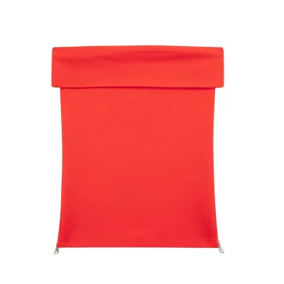 Women Fashion Solid Color Off Shoulder Zip Top
