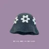 Three-Dimensional Multi-Floral Basin Cap-Grey