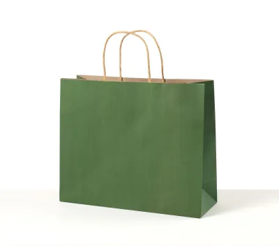 31.5*26*11cm Custom Solid Color Gift Paper Bag Packaging Shopping Bag