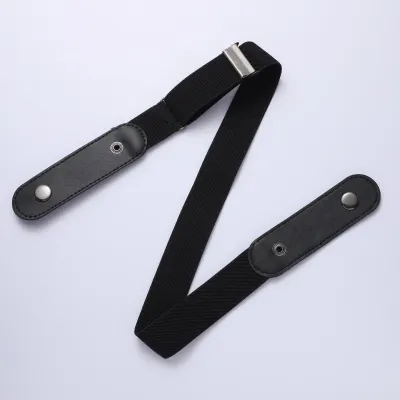 Men Casual Outdoor Solid Color Braided Nylon Belt