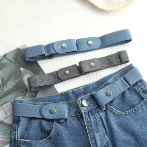 Men Casual Outdoor Solid Color Braided Nylon Belt