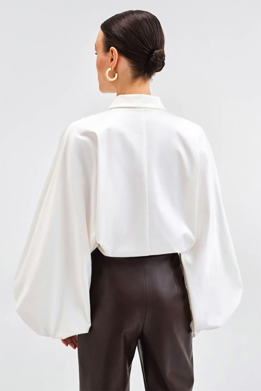 Wholesale Women Fashion Elegant Solid Color Lapel Single