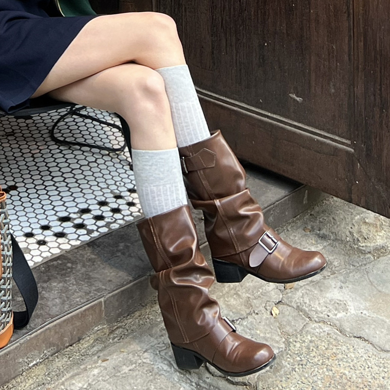 ミドルブーツ MOU Women Boots FW101132C OLDCOG Brown Mou Footwear | ATTIC WOMENSWEAR