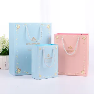 Fashion Letter Printing Gift Packaging Paper Shopping Bag