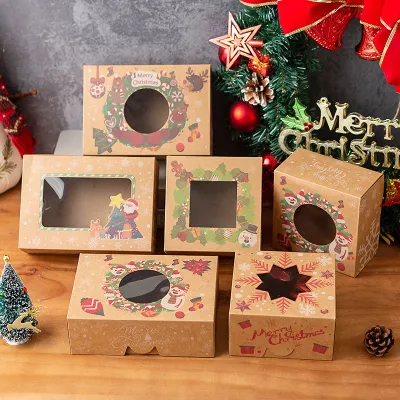 Christmas Creative Baking Gift Packaging Box