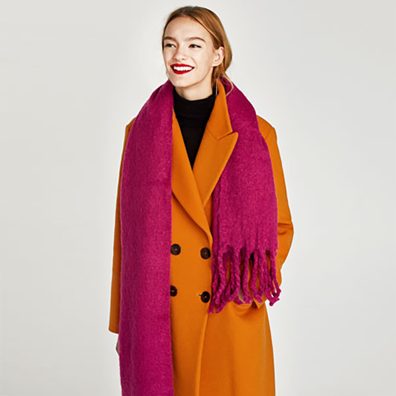 Wholesale Winter Women Fashion Solid Color Thickened Warm Wholesale Winter Women Fashion Solid Color Thickened Warm
