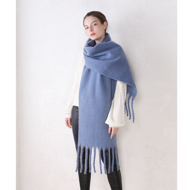 Wholesale Winter Women Fashion Solid Color Thickened Warm