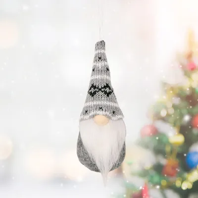 Cartoon Christmas Knitted Doll Small Pendant Decoration