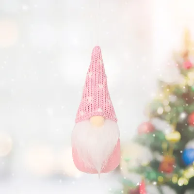 Cartoon Christmas Knitted Doll Small Pendant Decoration