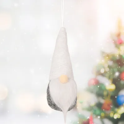 Cartoon Christmas Knitted Doll Small Pendant Decoration