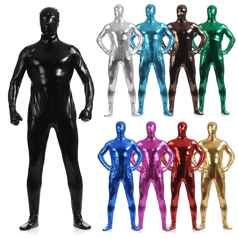 Wholesale Halloween Solid Color Stage Performance Costume Glue  All-Inclusive Tight