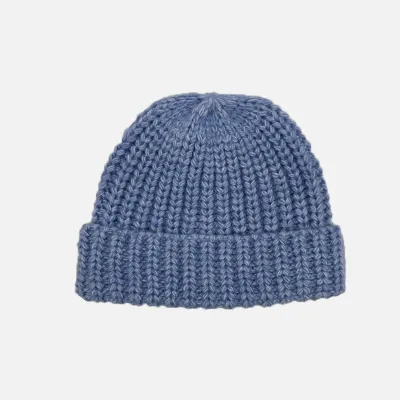 Women's Winter Fashion Simple Basic Wool Blend Knit Hat