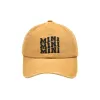 Yellow-Three-Row MINI Baseball Cap