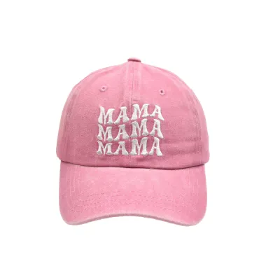 Women Spring Autumn Fashion Casual Solid Color Letter Embroidery Baseball Cap