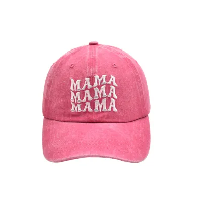 Women Spring Autumn Fashion Casual Solid Color Letter Embroidery Baseball Cap