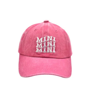 Women Spring Autumn Fashion Casual Solid Color Letter Embroidery Parent-Child Baseball Cap
