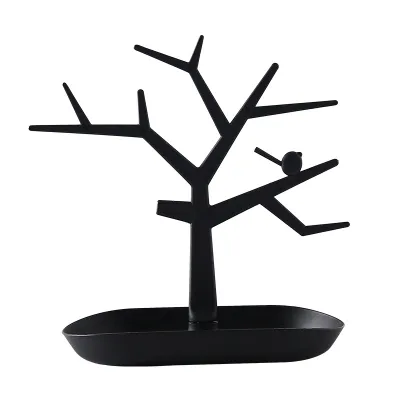 Simple Branch PP Desktop Jewelry Storage Display Rack, Pastoral Style
