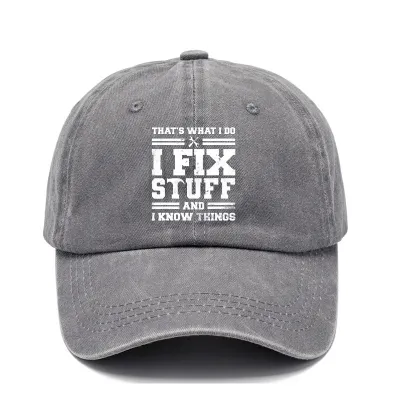 Men Fashion Casual Vintage Letter Baseball Cap