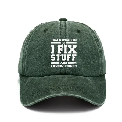 Men Fashion Casual Vintage Letter Baseball Cap