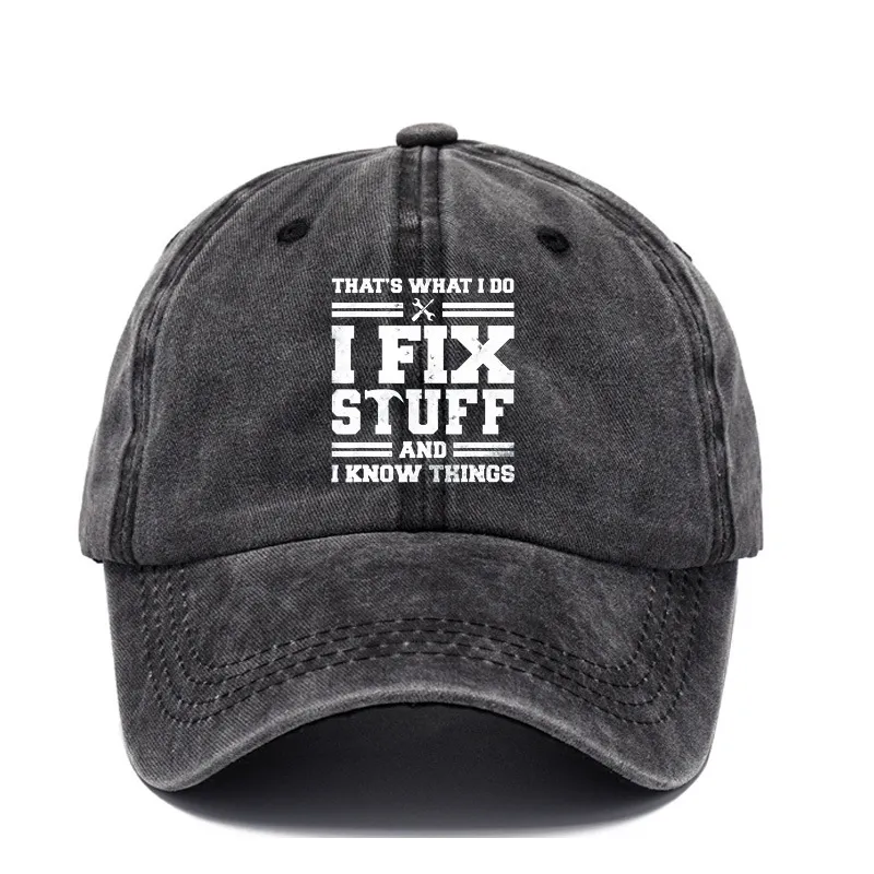 Men Fashion Casual Vintage Letter Baseball Cap