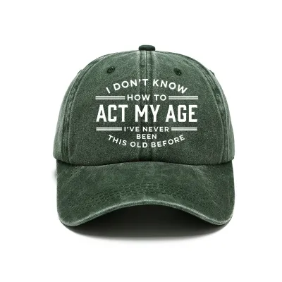 Men Women Fashion Casual Vintage Solid Color Letter Cotton Baseball Cap