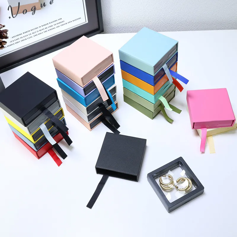 Fashion Simple Jewelry Packaging Box Paper Cardboard