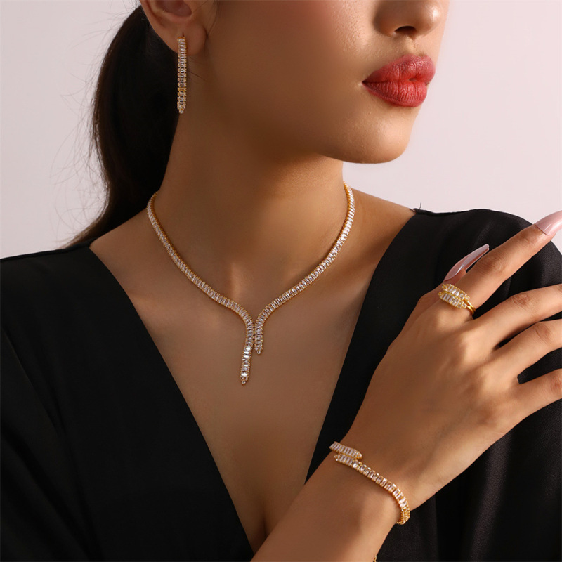 White Gold Bezel Set Diamond Hand Chain | Slave Bracelet | Finger Bracelet  | Boho Bracelet | Dainty Bezel Set Diamond | Sexy Hand Chain Ring