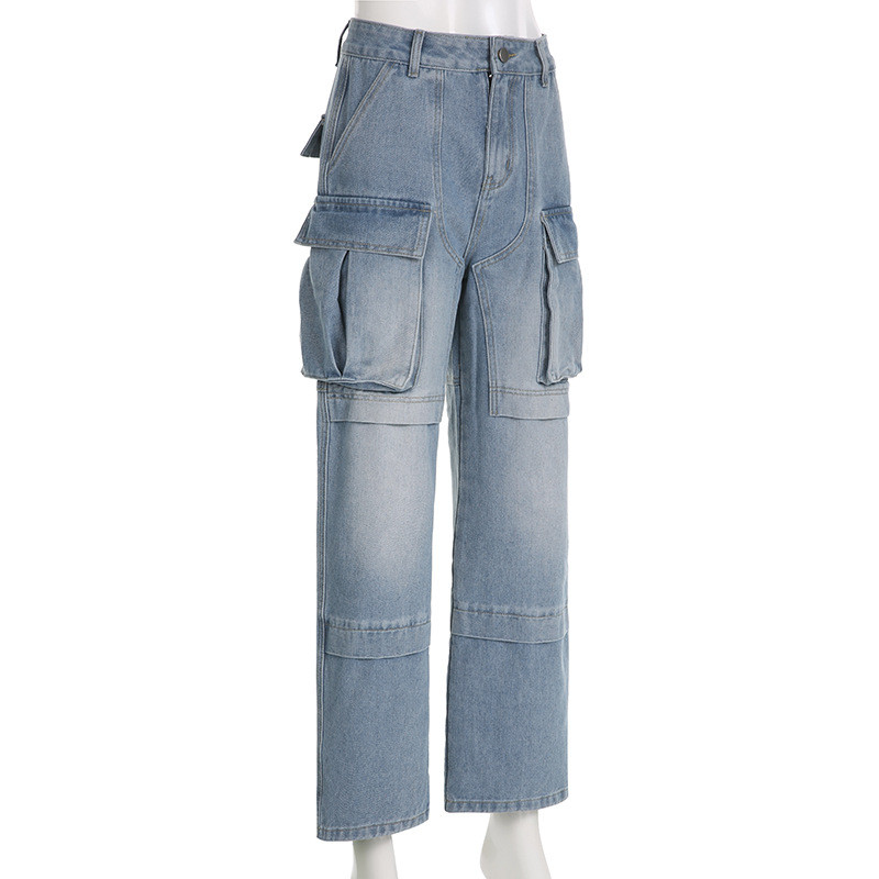 Wholesale Women Fashion Personalized Large Pocket Stitching
