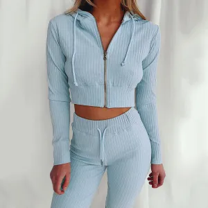 Sets for Women Clothing Two Piece Sexy Spring and Autumn Fashion Casual  Hooded Sweater Two Piece Set Long Sleeve